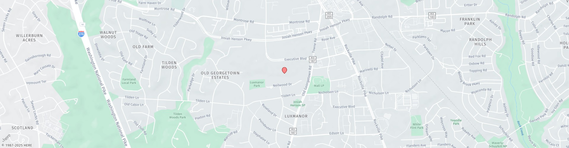 Location Map: 6100 Executive Boulevard Rockville, MD 20852