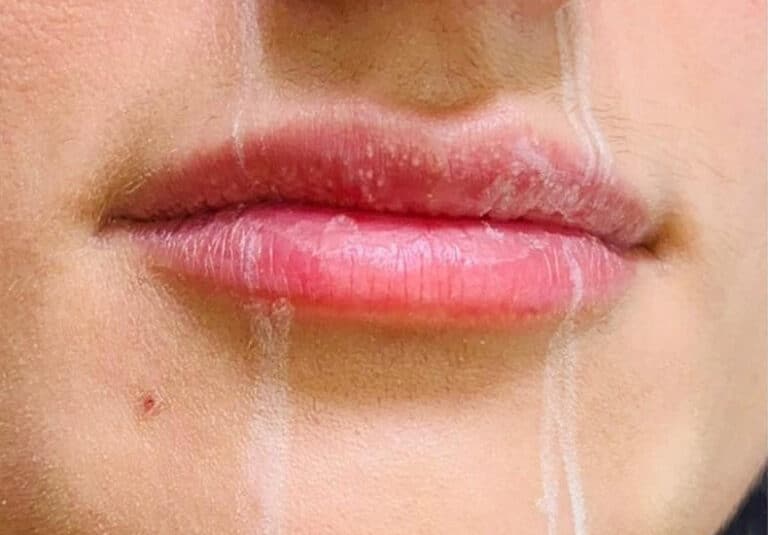 Before Image: Lip Filler - front
